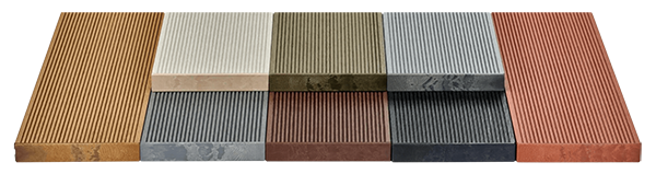cladco composite decking coloured boards types
