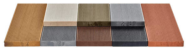 cladco composite decking coloured boards types