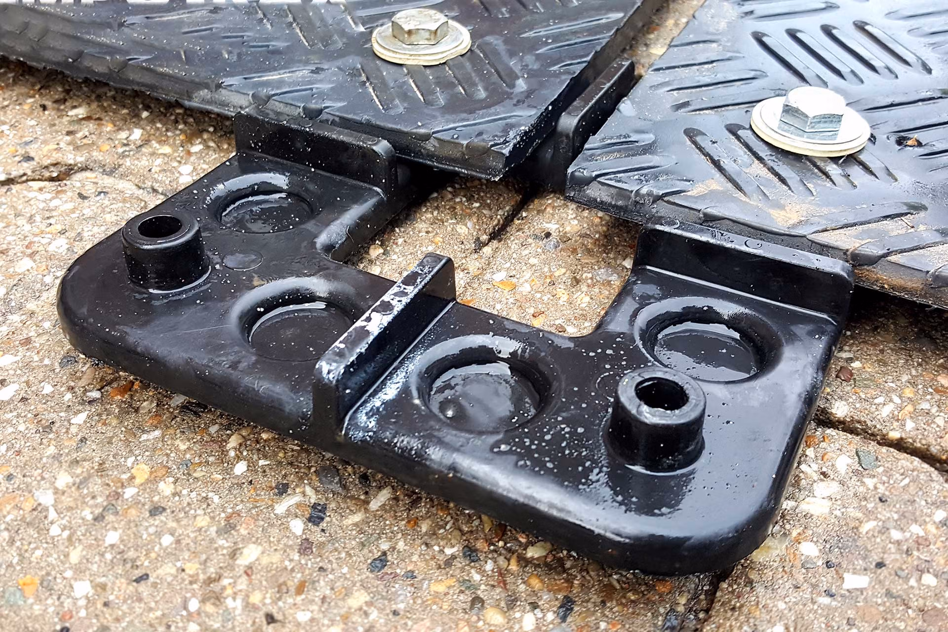 Duramatt Lite ground protection mat connectors - composite alternatives