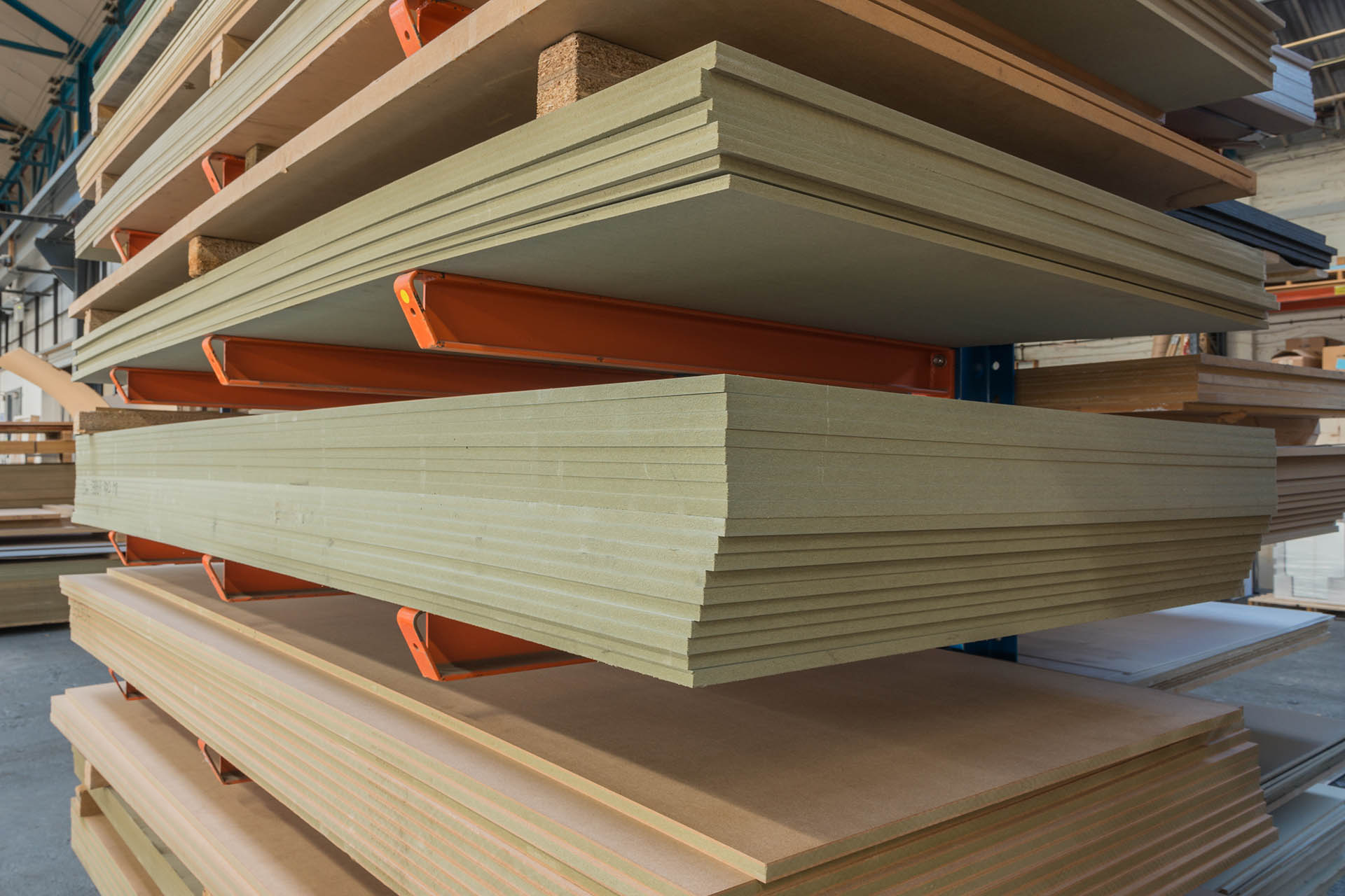 mdf board (multi-density fibreboard) internal sizes sheet materials